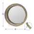 Mirae Silver Round Wall Mirror