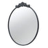 Beatrice Round Wall Mirror Black