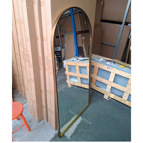Andriy Arch Gold Wall Mirror