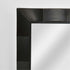 Fernando Black Wall Mirror - Modern Faceted Frame Rectangle Mirror Australia