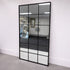 Noa Rectangular Iron Block Grid Full Length Wall Mirror