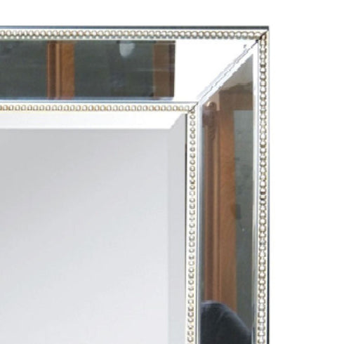 Natalia Silver Mirrored Frame Wall Mirror