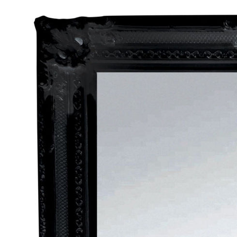 Gabriel Ornate Black Wall Mirror