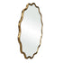 Kyle Antique Gold Round Wall Mirror