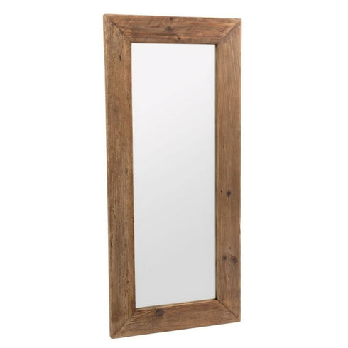 Avalon Rustic Reclaimed Pinewood Full Length Wall Mirror
