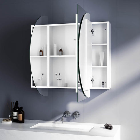 Beth Oval Bathroom Mirror Shaving Cabinet