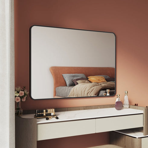 Evren Makeup Black Wall Mirror