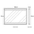 Fintan Modern Solid Oak Rectangular Wall Mirror with Rounded Edges