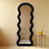 Wavy Velvet Frame Mirror 60x160cm Full Length
