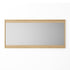 Fintan Modern Solid Oak Rectangular Wall Mirror with Rounded Edges