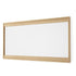 Fintan Modern Solid Oak Rectangular Wall Mirror with Rounded Edges