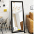 Aaron Full Length Black & Silver Frame Wall Mirror - Freestanding Floor Mirror