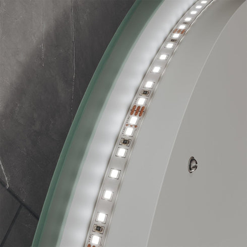 Indigo Round LED Bathroom Mirror with Bluetooth & Touch Control