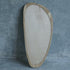 Paloma Organic Teak Wood Wall Mirror - Pebble Shape Natural Frame