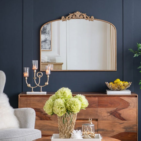 Augusta Arch Gold Wall Mirror