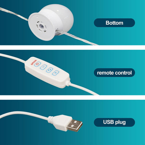 Sarika White LED Vanity Mirror With Dressing Table