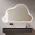 Deon Backlit LED Wall Mirror - Cloud Shape Bathroom Mirror with Touch Switch