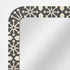 Aiza Bone Inlay Grey & White Wall Mirror