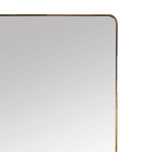 Side angle view of Malen full-length mirror showing slim frame design