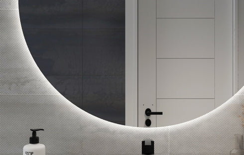 Alessio Antifog Backlit 3 Colour LED Round Bathroom Mirror With Wave Motion Sensor