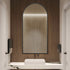 Aven Arched Black Wall Mirror