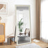 Olegas Full Length White Wall Mirror - Modern Floor Mirror