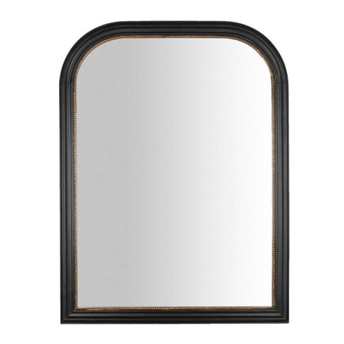 Nathaniel Arch Black Wall Mirror