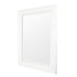Chinoise Hand Painted White Wall Mirror