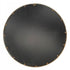 Viggo White Metal Round Wall Mirror - Decorative Pattern Frame Feature Mirror