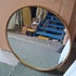 Georgina Gold Round Wall Mirror