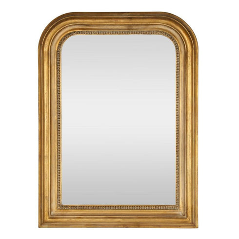 Veda Arched Gold Wall Mirror