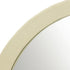 Perci Wood Round Mirror Mango Cream