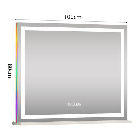 Waru Hollywood Vanity Mirror with RGB & Bluetooth Speaker