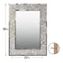 Alinta Brushed Stainless Steel Frame Silver Wall Mirror