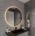 Alessio Anti-fog Backlit 3 Colour LED Round Bathroom Mirror With Optional Bluetooth
