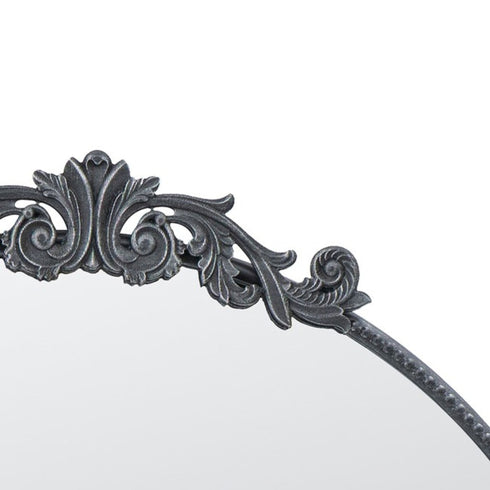 Beatrice Round Wall Mirror Black