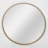 Paula Gold Round Wall Mirror