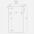 Albin Radius Rectangle Brushed Nickel Wall Mirror