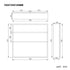 Coralie Stainless Steel Wall Mounted Bathroom Mirror Cabinet
