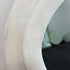 Quinn Wavy Velvet Frame White Wall Mirror