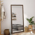Simon Walnut Frame Freestanding Mirror - Full Length Wall Mirror