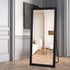 Derya Full Length Black Wall Mirror - Freestanding Dressing Mirror