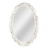 Mist Oval White Wall Mirror