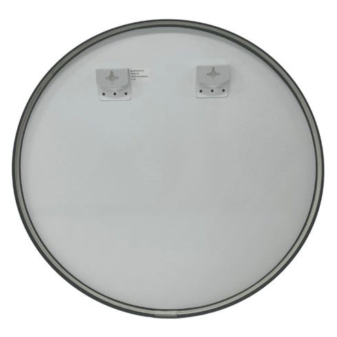 Kiora Black Round Wall Mirror