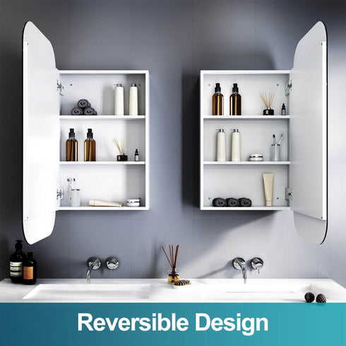 Eclat Bathroom Wall Mirror Rectangle Shaving Cabinet