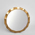Faren Octagon Bronze Wall Mirror - Modern Geometric Round Mirror
