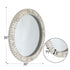 Airlie Mosaic Grey Round Wall Mirror