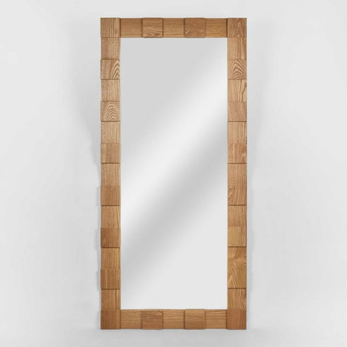 Melanee Oakwood Wall Mirror