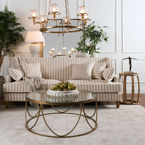 Olive Brass Square Wall Mirror