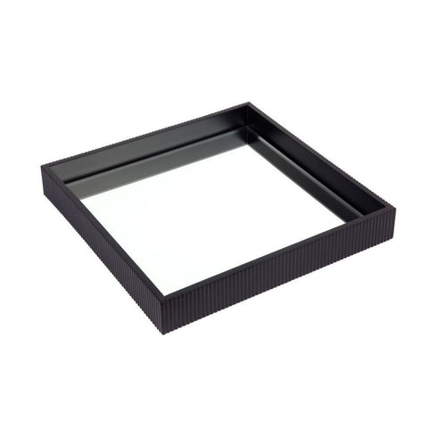 Milos Mirrored Tray Black